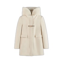 Hong Kong direct mail trendy luxury Fay womens long-sleeved duffle coat NAW59493340WIL