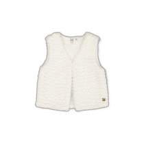 deux par deux faux fur vest off-white - off-white (American outlet) straight hair