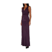 Hong Kong direct mail trendy luxury Lanvin womens deep V-neck sleeveless dress Lanvin
