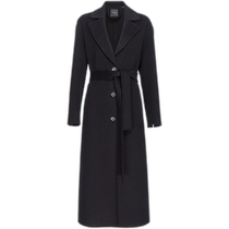 Hong Kong direct mail trendy luxury Pinko womens single-breasted belted coat 103819Y27P
