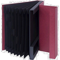 Japan Direct Mail Nakabayashi Household Products Book-Style Storage Box Storage Box B5 Burgundy