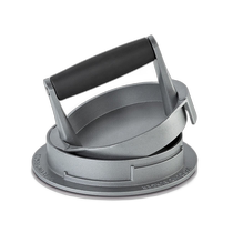 Kuchenprofi Trio Burger Press Gray - Black (USA Outlet) Straight Hair