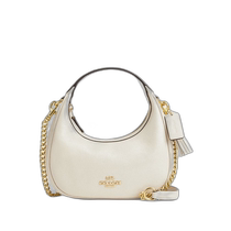 US direct mail COACH Carmen mini crossbody bag signature jacquard CU984 gold pearl