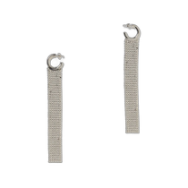 Hong Kong direct mail trendy luxury Rabanne womens mesh long pendant earrings 20ABB0128MET042