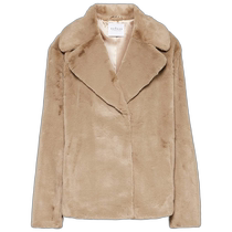 Hong Kong direct mail trendy luxury Velvet womens Raquel faux fur jacket 000375