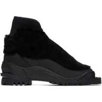 Hong Kong Direct Mail Fashion Luxury Demon Mens Black Graelon Ankle Boots GRAELONBLACKWOOL