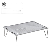 Japan direct mail Snow Peak SLV-171 table folding windshield compact and lightweight mini climbing platform for hiking