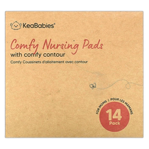 Hong Kong direct mail KeaBabies Comfortable Nursing Pads Large Nude Beige 14 Pack