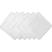 DII Solid Cotton Napkin (Set of 6) - white (American Outlet) straight hair