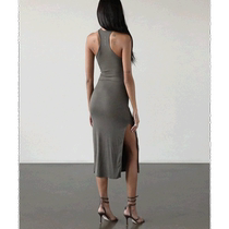 Korean direct mail BADBLOOD womens dress Sleeveless Dress 1 - Darkolive ep1