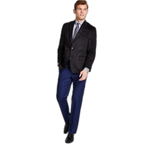 (Direct Mail from the United States) Michael Kors) Mens Classic Fit Notched Lapel Faux Suede Sports Jacket