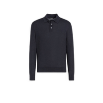 Hong Kong direct mail Zegna mens Cashseta short-sleeved Polo shirt E8J00132B98