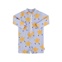 Hong Kong direct mail tiny cottons boys star printed lycra one piece swimsuit childrens clothing