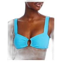 l spaceWillow Top Womens Lined Nylon Bikini Top - Island (USA