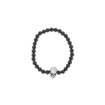 Hong Kong direct mail Alexander McQueen Alexander McQueen mens skull beaded bracelet 70