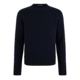 Prada Men's Knitted Pullover Blue Comfortable and Fashionable