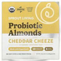 Hong Kong direct mail Sprout Living Probiotic Almond Cheddar Cheese 10 packs 1 2 each