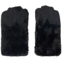 Hong Kong Direct Mail Fashionable Luxury Stand Studio Womens Black Carmen Gloves 617829260