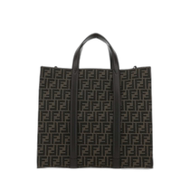 Hong Kong direct mail FENDI mens handbag 7VA390AG0MF19KW CO brown Jacquard fa