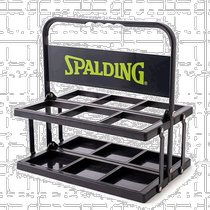 Japanese direct mail 6-pack Spalding mens and womens squeeze bottle rack bottle rack basketball training camp SPALDING 15-006