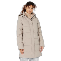 Hong Kong direct mail trendy luxury sanctuary womens Down hooded mid-length fluffy down jacket