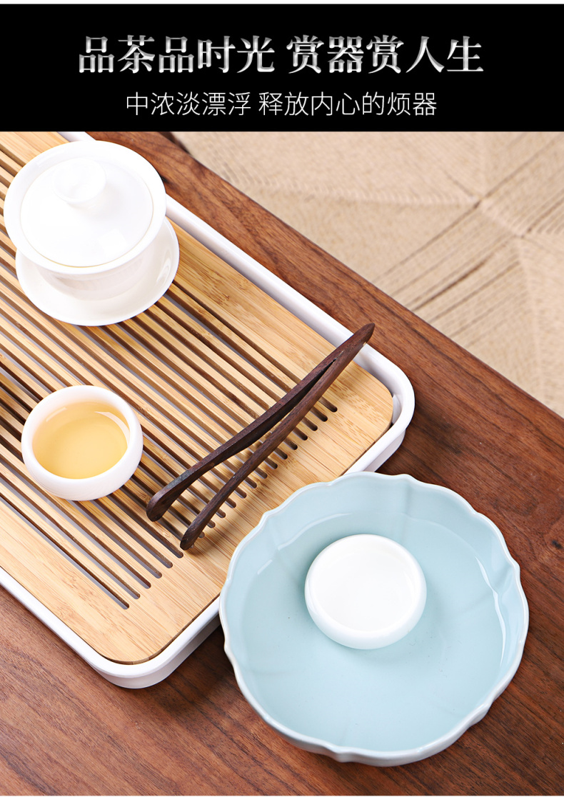 Tea to wash large writing brush washer wash water jar glass ceramic household contracted your up for wash bowl kung fu Tea accessories