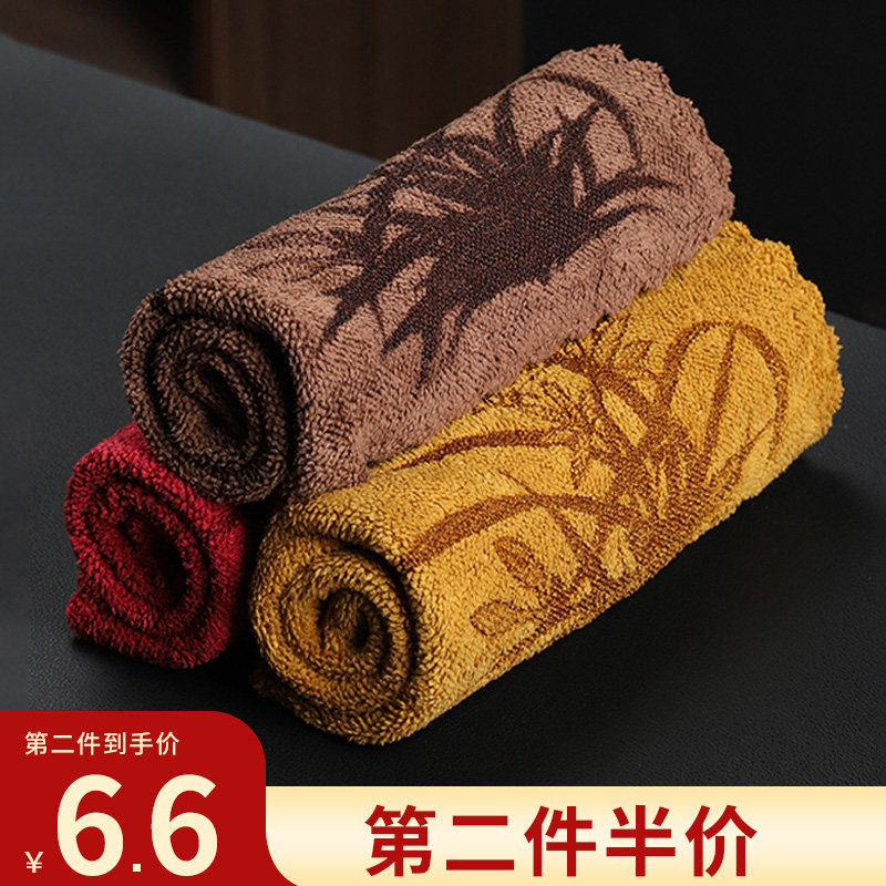 Kung Fu tea special towel tea table tea set accessories tea table tea table rag does not drop hair tea towel water absorption thick tea cloth