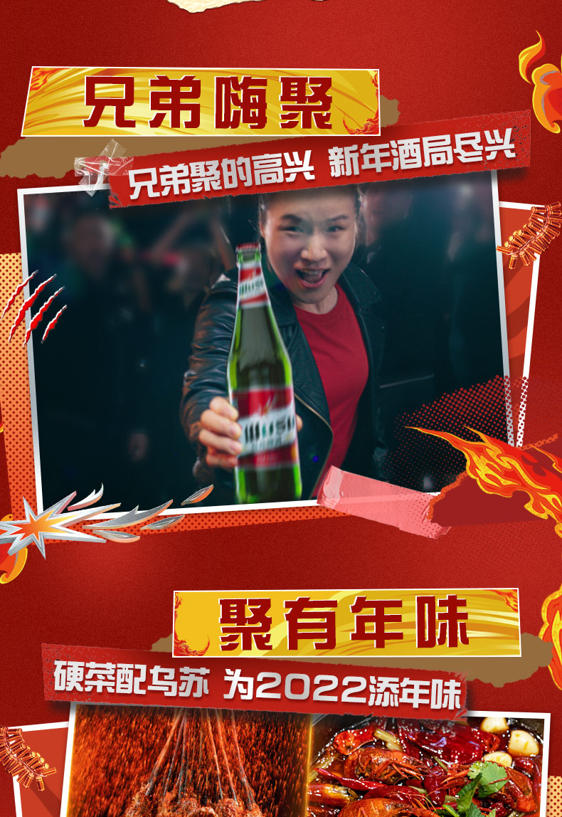 天猫超市 新疆大红乌苏易拉罐 500ml*12罐 图3
