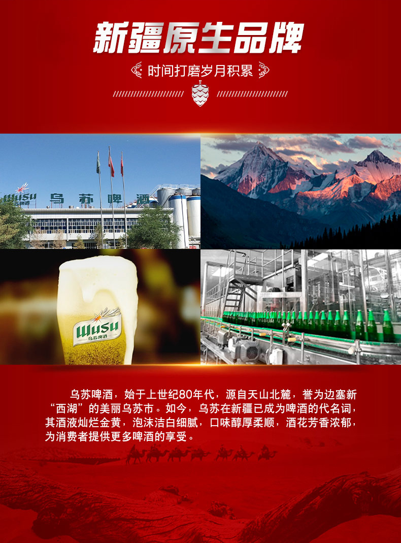 天猫超市 新疆大红乌苏易拉罐 500ml*12罐 图9