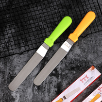 Lawrence cake spatula cream flat knife 8 inch 10 inch stainless steel decorative release baking tool