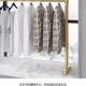 Simple Multi-Functional Clothes Drying Rack for Bay Windows, Floor-Standing, Manual Adjustable Clothes Rod, Outdoor Balcony Simple Clothes Drying Rack