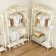 Simple Style Double-Layer Floor-Standing Coat Rack for Bedroom, Thickened Clothes Rack, Multi-Functional and Storage-Friendly Simple Clothes Rack