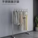 Stainless Steel Single-Rod Clothes Drying Rack, Floor-Standing Bedroom Clothes Rack, Household Clothes Hanging Rod, Simple Room Dressing Room Rack