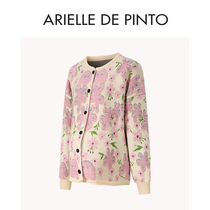 France ARIELLE DE PINTO maternity wear winter fashion temperament embroidered loose maternity cardigan jacket