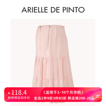 French ARIELLE DE PINTO maternity skirt 2024 summer new cake fashionable mid-length womens skirt