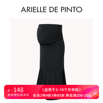 French ARIELLE DE PINTO maternity wear summer casual fashion knitted fishtail skirt irregular skirt