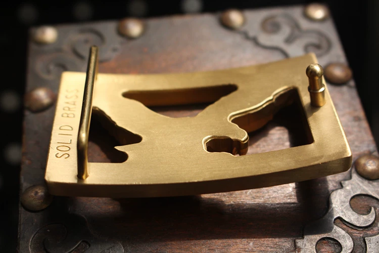Brass copper belt handmade, buckle