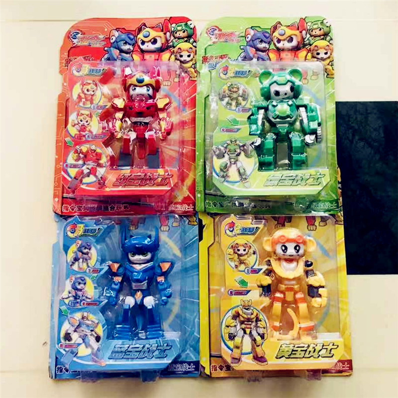 Hướng dẫn bé lắp ráp kết hợp đồ chơi biến hình robot biến hình robot mô hình kho báu đỏ chiến binh - Gundam / Mech Model / Robot / Transformers bộ dụng cụ lắp ráp gundam