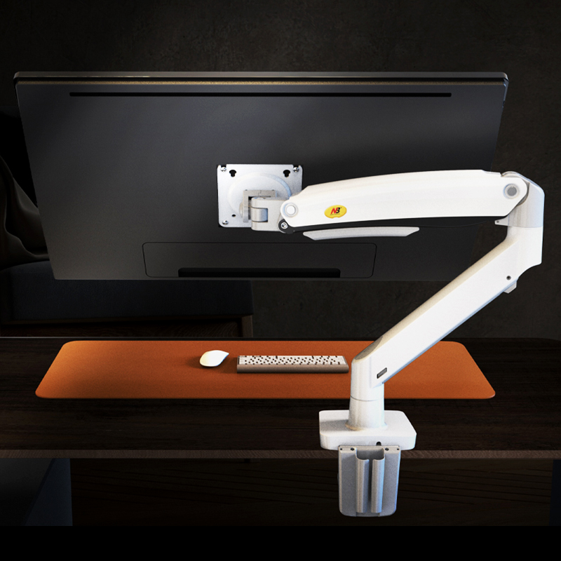 NB F80 F100A computer display Pneumatic stent desktop portable screen with a universal lift and drop rotation adjustment