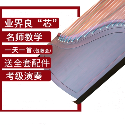 馨之润 Guzheng Rosewood Plain для взрослых новичков, играющих в галстуки 10 коллекций Тонгму твердое древесина цитерс