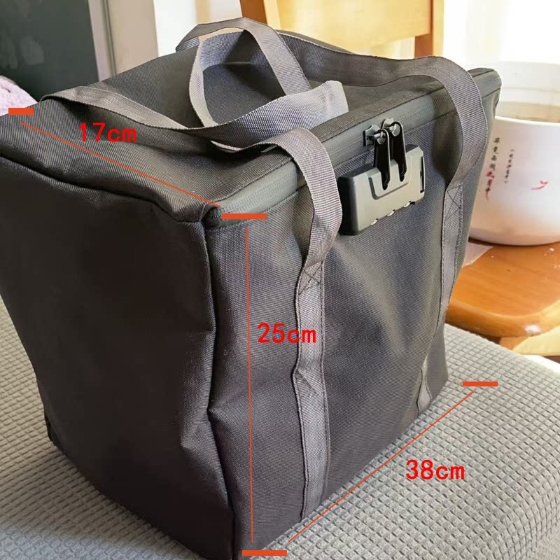 Password Lock Oxford Cloth Waterproof Storage Bag Document Book Storage Bag Travel Moving Private Item Bag Large Capacity Password Lock Oxford Cloth Waterproof Storage Bag Document Book Storage Bag Travel Moving Private Item Bag Large Capacity