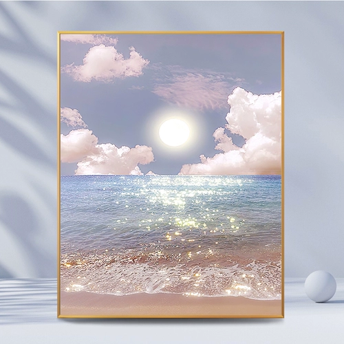 Алмазные картины, полные бриллиантовой гостиной Небольшие части ландшафтного ландшафтного дизайнера 2023 Новая вышивка ручной работы в спальне современная