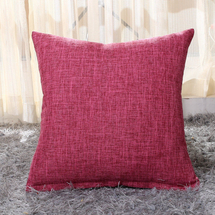 Mỹ dày linen pillowcase mà không cần core Bắc Âu hiện đại nhỏ gọn sofa phòng khách cao cấp đệm màu rắn