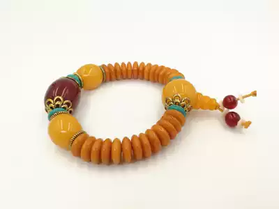 12MM flat beads imitation beeswax beads Handball Handball