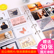 Ticket tickets movie tickets train tickets collection books Paret photo album 3-inch photo insert style couple commemorative book