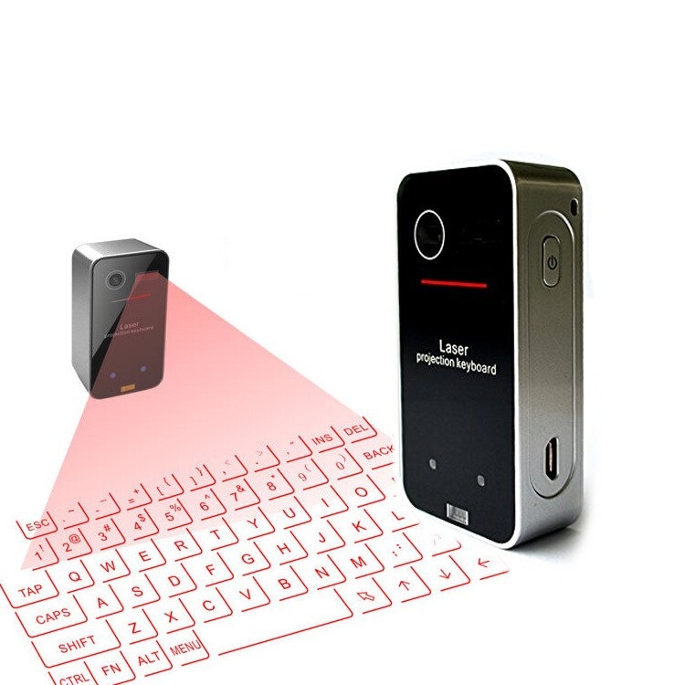 Bluetooth Virtual Projection Keyboard Wireless Laser Keyboard Touch Lightweight Mouse Function Virtual Keyboard