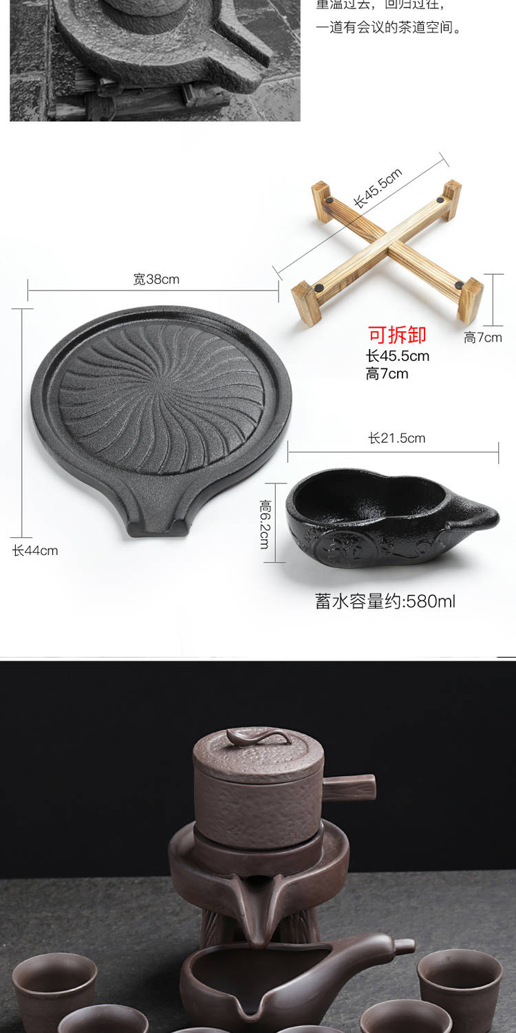 Tea set fit household contracted kung fu Tea Tea tray automatically ceramic teapot lazy people make Tea Tea