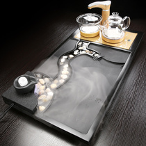 Wujin Stone Tea Plate Set Fully Automatic Whole Simple Pebble Head Tea Table Stone Tea House Large