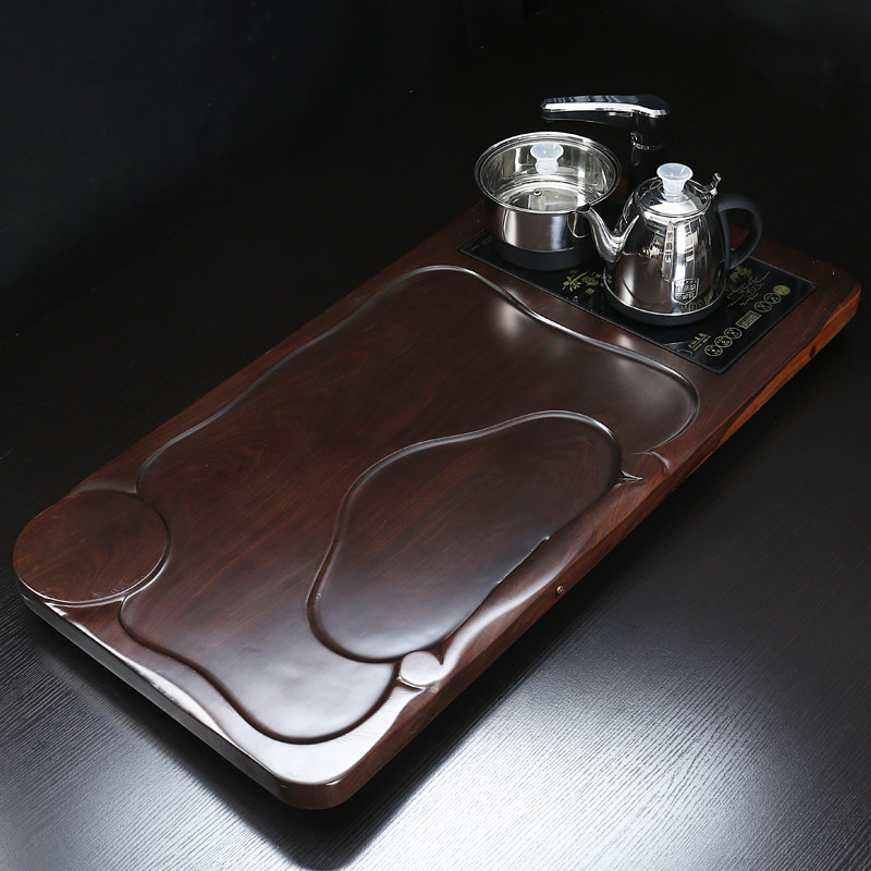 Black Sandalwood Solid Wood Tea Tray Suit Fully Automatic Integrated Home Office With Kung Fu Tea Table Tea Sea Tea Nursery Living Room