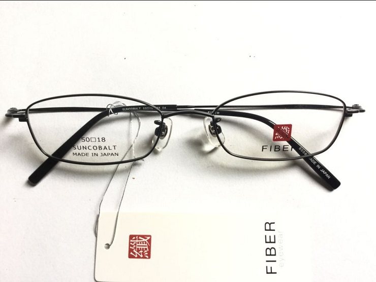 Japan original FIBER myopia eyeglass frame FIBER full frame frame can be equipped with myopia lenses 8056